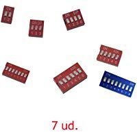 Juego de 7 Interruptores DIP PCB DE 8,7,6,5,4,3,2 VIAS CIRCUITOS