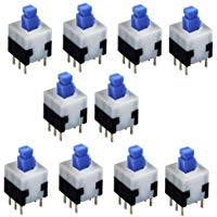MicroInterruptor para Soldar y Protoboard on-off interruptor (10 Unidades)