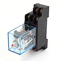 DealMux a15011200ux0375 bobina 8-Pin DPDT DIN Rail eletromagn&eacute;tica Power Relay com DYF08A soquete, AC 220V / 240V