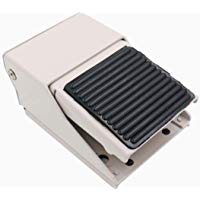 Heschen FV-320 - V&aacute;lvula neum&aacute;tica de control de presi&oacute;n de pie (12 mm, rosca de 3 v&iacute;as, goma antideslizante de 2 posiciones)