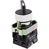 22 mm para &oacute;xido 2 NO Tres 3-posici&oacute;n Interruptor Selector Giratorio Select ZB2-BE101C