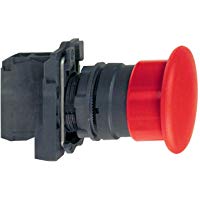 Schneider elec pic - mss 41 09 - Pulsador paro emergencia di&aacute;metro 22 1na negro embellecedor plastico
