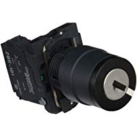 Schneider Electric Interruptor de llave xb5ag61&Acirc;&nbsp;2&Acirc;&nbsp;posiciones Elecci&Atilde;&sup3;n Interruptor, completo dispositivo 3389110134520