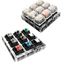 Kit de comprobador de Teclado con 9 interruptores Cherry MX para Teclas de Muestra PCB con Teclado mec&aacute;nico transl&uacute;cido, Herramienta de Prueba de Llaves