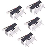 ukcoco 5&nbsp;unidades Micro endschalter resistente al agua Momento Anen Impresi&oacute;n Interruptor 3&nbsp;Pins larga Bisagra palanca microinterruptores