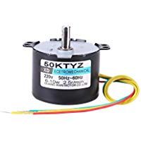 Motor El&eacute;ctrico Sincr&oacute;nico Motor de Im&aacute;n Permanente AC 220V 10W 0.5A 2.5r/20r CW / CCW(2.5 RMP)