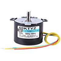 Walfront AC 220V 10W 0.5A Motor El&eacute;ctrico Sincr&oacute;nico Motor de Im&aacute;n Permanente 2.5r/20r CW/CCW(20 RMP)