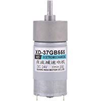 12V 24V Motor El&eacute;ctrico de Grande Esfuerzo de Torsi&oacute;n de DC 15W de Velocidad Lenta y Poco Ruido con Engranaje(24V 200r/min)