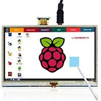 Pantalla T&aacute;ctil de 5 Pulgadas, The perseids Pantalla LCD, 800 x 480 TFT Pantalla Monitor de Alta resoluci&oacute;n, HDMI para Raspberry Pi 3 (B y B +, con 3.5 inch Touch Pen)