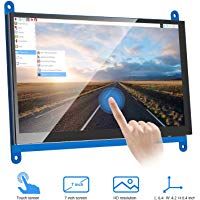 VANYE Pantalla T&aacute;ctil Capacitiva Resoluci&oacute;n LCD 1024 x 600 Monitor HDMI de 7 Pulgadas para Raspberry Pi 3 2 1 Modelo B B + A + BeagleBone Black Banana Pi/Pro