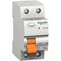 Schneider Electric 15244 Interruptor Diferencial Id Domae, 2P 25A, 30 Ma Ac