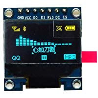 HiLetgo 0.96" SSD1306 SPI OLED LCD Display 128X64 OLED for 51 STM34 Arduino Raspberry Pi Yellow Blue Font