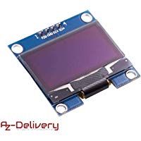 AZDelivery ⭐⭐⭐⭐⭐ Pantalla OLED Display I2C 128 x 64 p&iacute;xeles 1.3 Pulgadas para Arduino y Raspberry Pi con ebook Gratis!