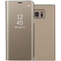 Sycode Bookstyle - Funda tipo cartera para Samsung Galaxy S7, dorado
