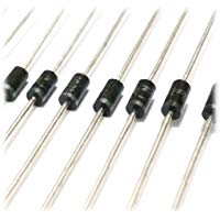Winwill 50 piezas diodo 1N4004 rectificador