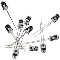 SODIAL(R) 10pcs 5mm luz infrarroja ir led de diodos emisores de