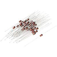DealMux a14071400ux0870 plomo axial Diodos Zener Regulador de voltaje 1N4734, 1W, 5.6V, 40 piezas