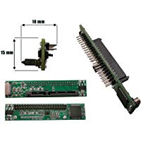 Kalea Informatique - Convertidor adaptador para cambio de disco duro interno (ultrafino, SATA 2,5" a IDE 2,5" de 44 pines)