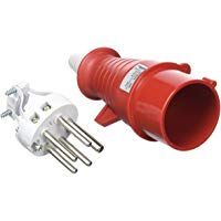 Schneider Electric 83903 Clavija inversora de fase, derecha, 3 polos +N+T, 380-415 V CA, IP 44