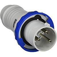 Schneider Electric 81378 PratiKa Clavija a&eacute;rea, 63 A, 2P + E - 200-250 V AC - IP67