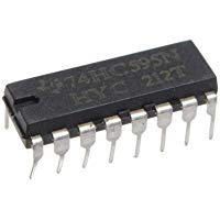ILS - 75 Pieces SN74HC595N 74HC595 74HC595N HC595 DIP-16 8 bit Shift Register IC