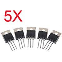 ILS - 5 piezas IRFZ44N transistor N-Channel International Rectifier MOSFET