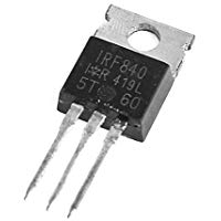 DealMux IRF840 8A complementaria del silicio de NPN transistores, 3 terminales de patilla, 500V