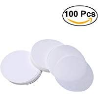 UEETEK 100 Discos Papel de Filtro Cualitativo Flujo Mediano , 11cm Di&aacute;metro