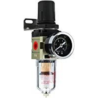 Nuevo Separador de agua Reductor de presi&oacute;n Regulador de aire comprimido para compresor de aire comprimido, filtro de 1/4 pulgada