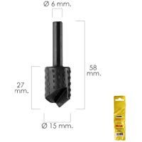 Fresa Rotativa Madera Para Vaciado &Oslash; 15 Mm.
