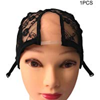 veryeah 1/2/5&nbsp;unidades peluca Cap Lace Net con asas ajustables Stretchy Malla Peluca Caps para la fabricaci&oacute;n de pelucas