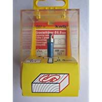 KWB 7557-20 Fresa rotular, de tungsteno, 8 mm