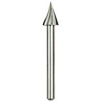 Dremel 26150125JA Fresa de Alta Velocidad 6,4 mm, Acero Inoxidable, 6.4mm