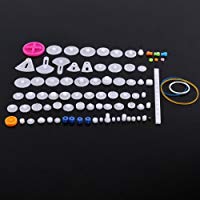 Kit de Engranajes de Motor de Pl&aacute;stico de Gusano Doble para DIY Robot Juguetes(85)