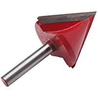 Grabado de 60 Grados de doble filo 6mmx32mm 3D Groove Router Bit CNC