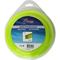 Kawapower KW100-82 Hilo de Nylon para desbrozadoras 4MM 15MT Cuadrado Bricoferr