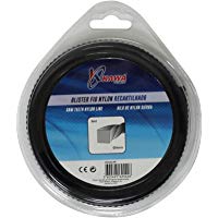 Kawapower KW100-4R Hilo de Nylon para desbrozadoras Trenzado 4MM 9MT Bricoferr