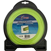 Kawapower KW101Q Hilo de nylon para desbrozadoras 3mm 56mt cuadrado