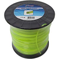 Kawapower KW100-911 Hilo de Nylon para desbrozadoras 3,3MM 210mt Cuadrado Bricoferr, verde