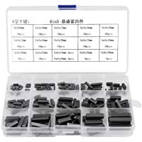140&nbsp;piezas de Llaveros de Stock para 10&nbsp;mm x12mmx 16&nbsp;mm x20&nbsp;mm x25&nbsp;mm x30&nbsp;mm clave Stock keystock pluma de punta redonda clave paralelo disco eje juego de llaves