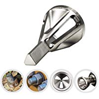 Deburring External Chamfer Tool, Stainless Steel Remove Burr, Deburring Drill Bit, Deburring Tool for Metal External Outer Diameter Chamferin Fits Size 8-32 Bolts