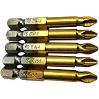 MagiDeal 5pcs Megnetic Portabrocas de Taladro Destornillador Magn&eacute;tico de Liberaci&oacute;n R&aacute;pida de Espiga S2