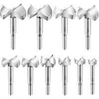 Camtek 10 piezas Brocas Forstner en aleaci&oacute;n para madera Juego Broca fresadora Herramientas de DIY para agujero