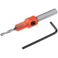 SM SunniMix Brocas Avellanadas de Madera Fresado Productos Laboratorial Materiales de Ciencia - Rojo 3.2mmx10mm