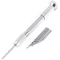 Taladro de la torcedura de la mano con brocas de acero de alta velocidad 10pcs Set Taladro de la herramienta para la reparaci&oacute;n del reloj de PCB