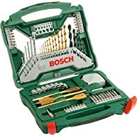 Bosch X-Line Titanio - Malet&iacute;n de 70 unidades para taladrar y atornillar