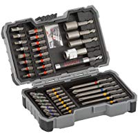 Bosch - Set de 43 unidades para atornillar y llaves de vaso (Ph,Pz,Sl,H,T,Th)