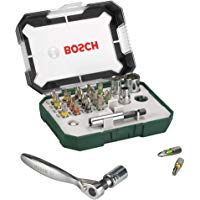 Bosch 2607017322 Rainbow Evo Set destornillador con trinquete peque&ntilde;o, 26 piezas