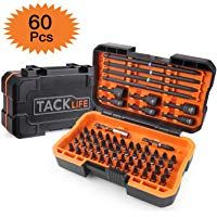 TACKLIFE PSDB1B Juego de Puntas 60 Pcs en 1,Llaves de Vaso de Atornillador,Avanzada Torsi&oacute;n Tecnolog&iacute;a,6 x Llaves Tubulares,1 x Caja de Protecci&oacute;n Fresca,1 x Portapunta Magn&eacute;tica,1 x Llaves Allen