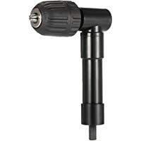 KKmoon Portabrocas de Extensi&oacute;n de &aacute;ngulo Recto de 90 grados,con 3 Mandril,Adaptador de Broca Hexagonal de 0.8-10mm